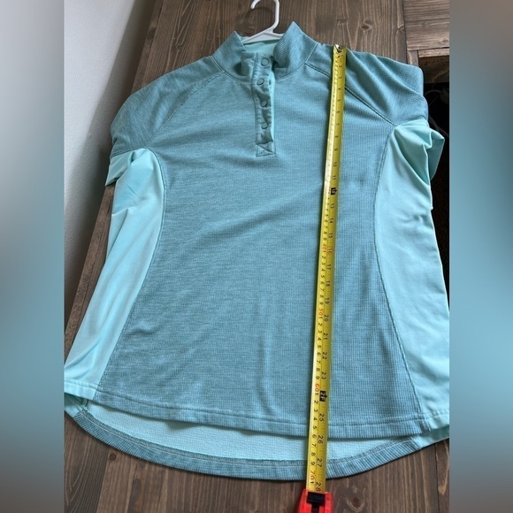 Swiss Alps Womens Large Blue‎ Quarter Snap Pullover - Picture 7 of 8